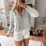 Heather Gray Sweater Hoodie