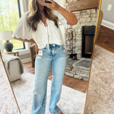 Risen Medium MR Wide Leg Jeans