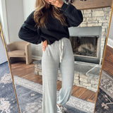 Cream Mabel Jogger Lounge Pants