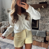 Daisy Classic Cotton Denim Shorts