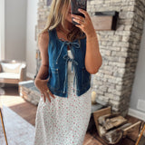 Blue Haze Novie Denim Vest
