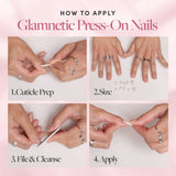 Glamnetic Chocolat French Tip Press-On Nails IN STORE