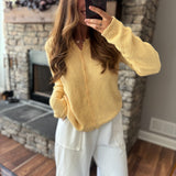 Daphne Butter Cotton Knit Cardigan