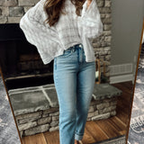 Risen Light Tummy Control HR Cropped Straight Denim