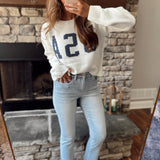 Lightest Blue HR Cropped Straight Denim