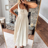 Red Worth the Compliment Midi Dress