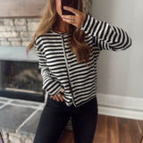 Ric Rac Rhythm Knit Button Up