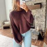 Red Bean Elzie Sweater