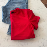 Poppy Racin' Ribbed Tee