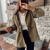 Olive Chore Barn Jacket