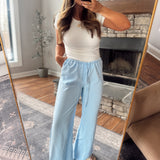 Blue City Picnic Wide Leg Pants