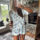 American Teddy Bear Satin PJ Set