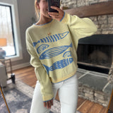 Yellow Sea You In Citrus Sweater