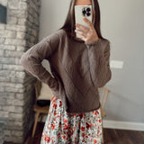 Dream Team Chocolate Chevron Sweater