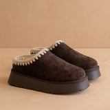 Coffee Brandi Platform Slipper