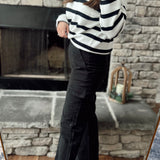 90s Nostalgic Black Wide Leg Cargo Pant