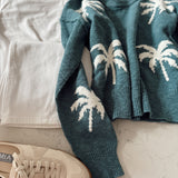 Teal Shoreline Chic Sweater