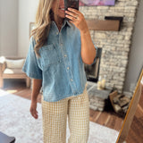 Classic Crush Denim Top