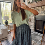 Sage Logan Short Sleeve Knit Cardi