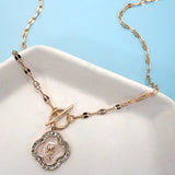 Rose Flower Toggle Necklace IN STORE
