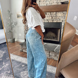 Flying Monkey Super HR Floral Print Jeans