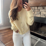 Light Yellow Libby Cardigan
