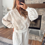 Camo Tyla Half Zip Pullover