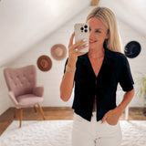 Black Timeless Touch Top