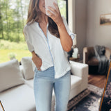 Breezeway White Gauze Top