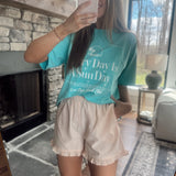Every Day Is Sun Day Turquoise Tee