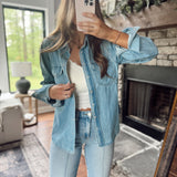 Risen Light Shirring Sleeve Top