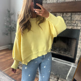 Yellow Sunny Whisper Sweater