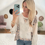 Lace In the Flower Fields Thermal Long Sleeve