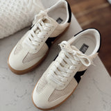 Beige Axel Woven Sneakers