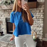 Pacific Pleated Knit Top