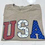 Light Tan USA Tee