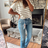 Risen Medium Tummy Control MR Straight Jeans