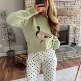 Matcha Pond Hopping Sweater