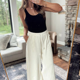 The Base Black Seamless Ribbed Tank