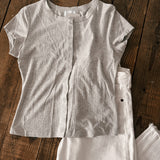 Heather Gray Bianca Tee