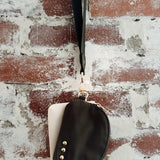 Olive/Off White Dolly Dual Pouch Wristlet IN STORE