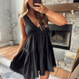 Black Proving My Point Mini Dress