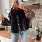 Black Soft Spot Vest