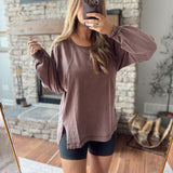 Dark Brown Lillie Pullover