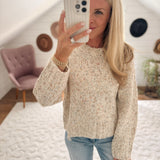 Oatmeal Popcorn Sweater