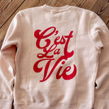 Light Pink Postcard From Paris Crew