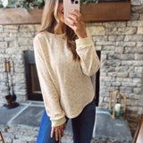 Yellow Floral Printed Thermal Top