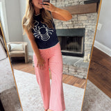 Red Striped Day Trip Pants