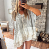 Black Odette Cardigan Top