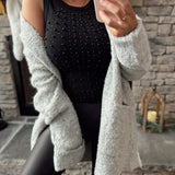 Black Glitz and Glam Pearl Tank